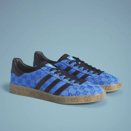 Adidas x Gucci Gazelle ¡®Blue GG Monogram¡¯